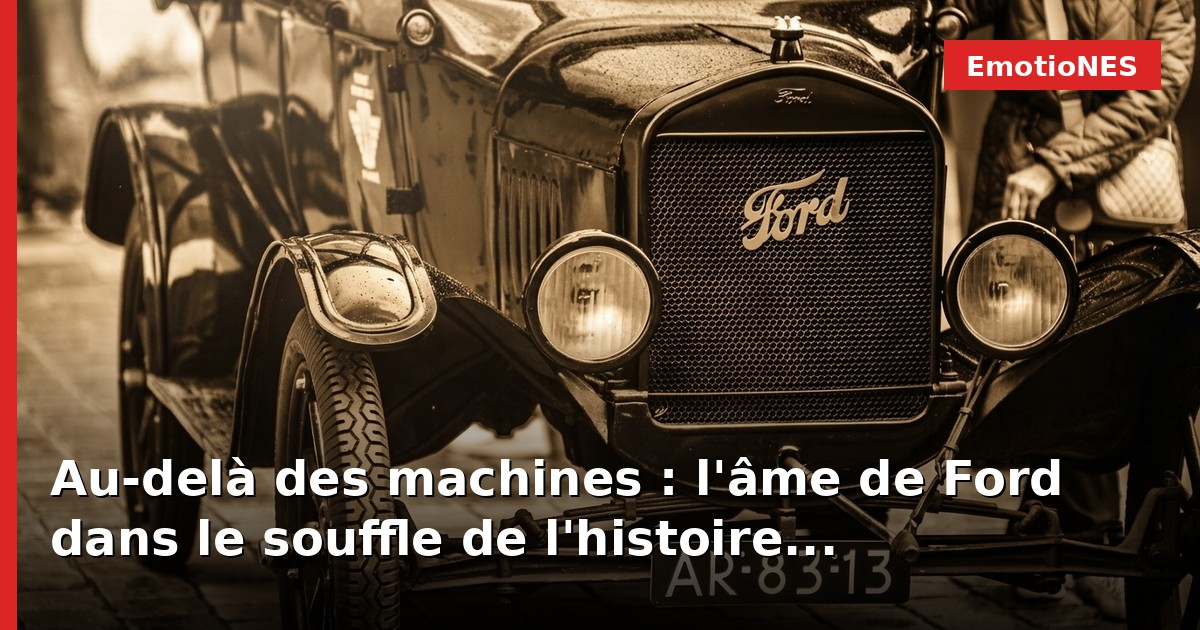 Au-delà des machines : l'âme de Ford dans le souffle de l'histoire