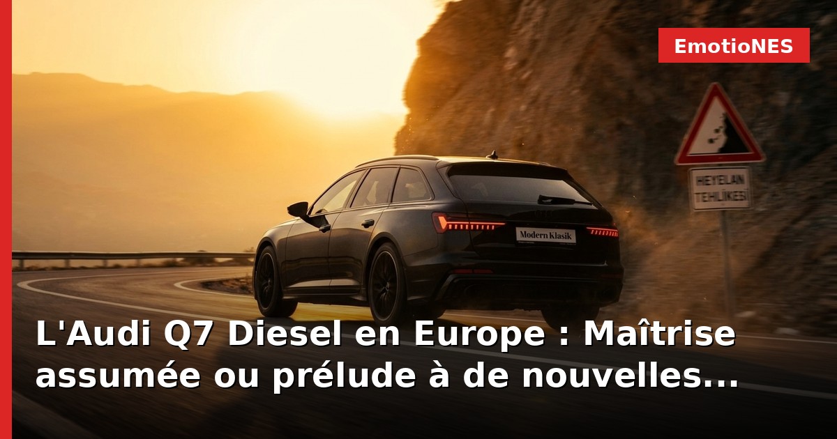 L'Audi Q7 Diesel en Europe : Maîtrise assumée ou prélude à de nouvelles vibrations ?
