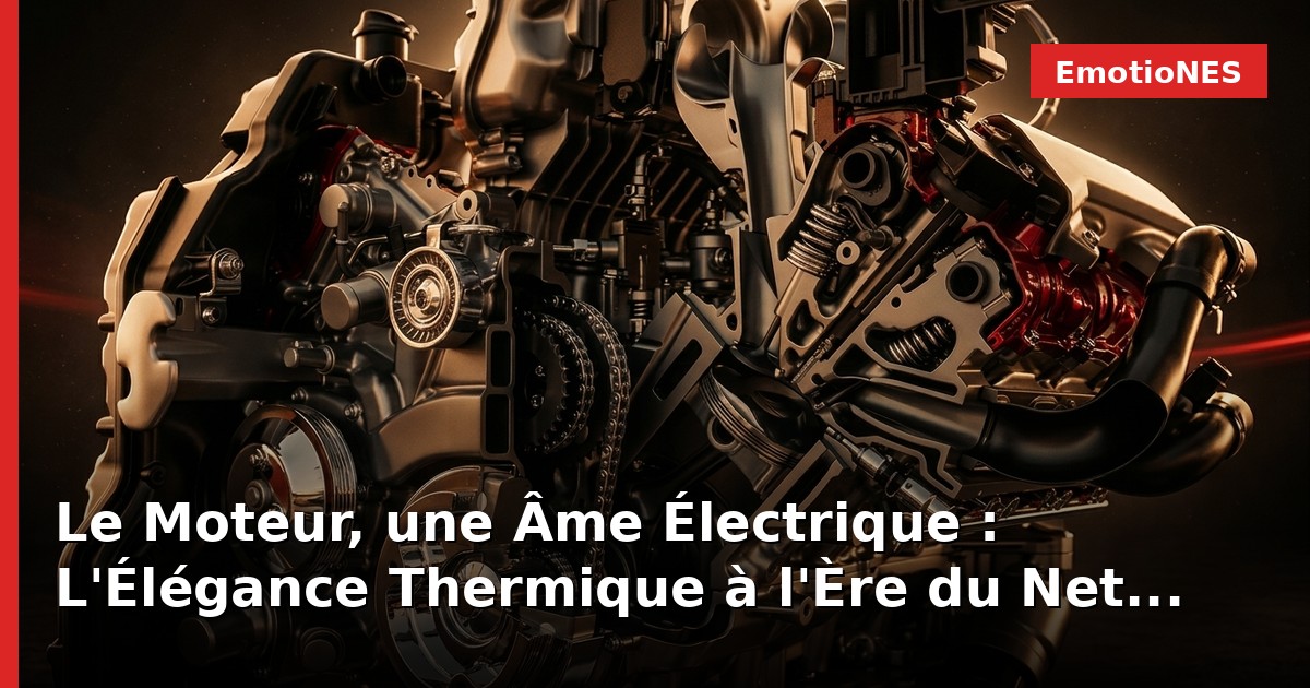 Le Moteur, une Âme Électrique : L'Élégance Thermique à l'Ère du Net Zero