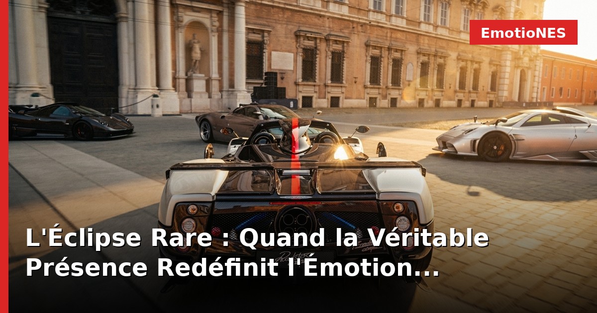 L'Éclipse Rare : Quand la Véritable Présence Redéfinit l'Émotion Automobile à Goodwood