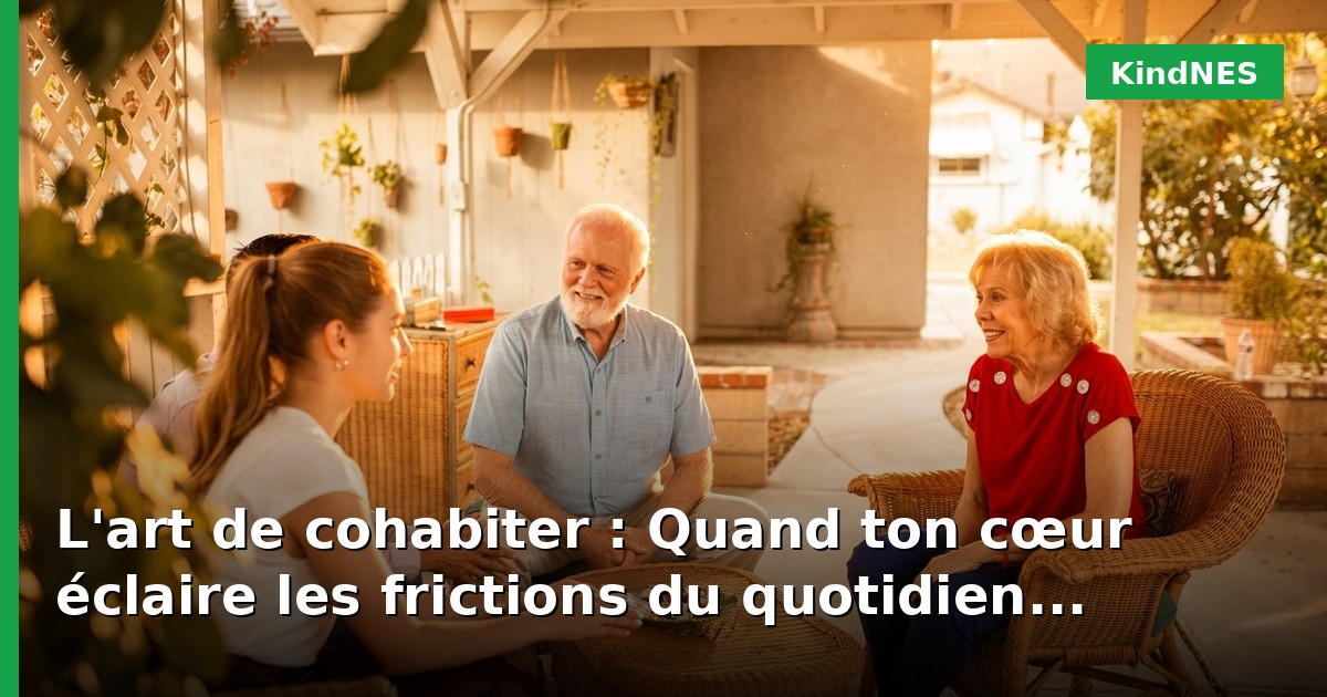L'art de cohabiter : Quand ton cœur éclaire les frictions du quotidien