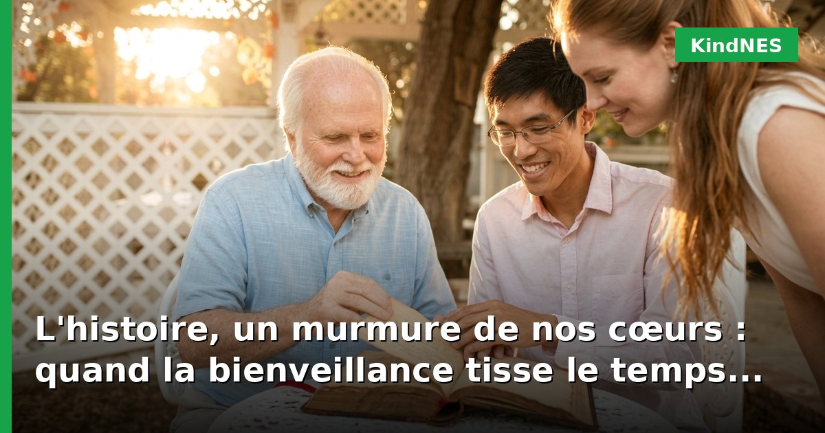 L'histoire, un murmure de nos cœurs : quand la bienveillance tisse le temps
