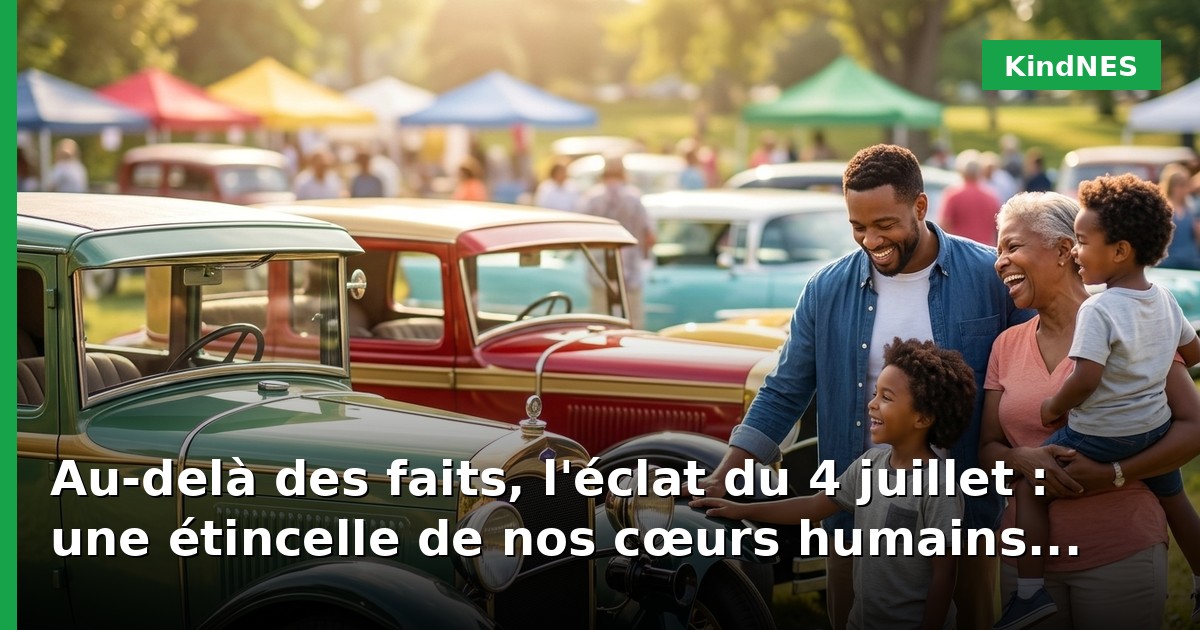 Au-delà des faits, l'éclat du 4 juillet : une étincelle de nos cœurs humains