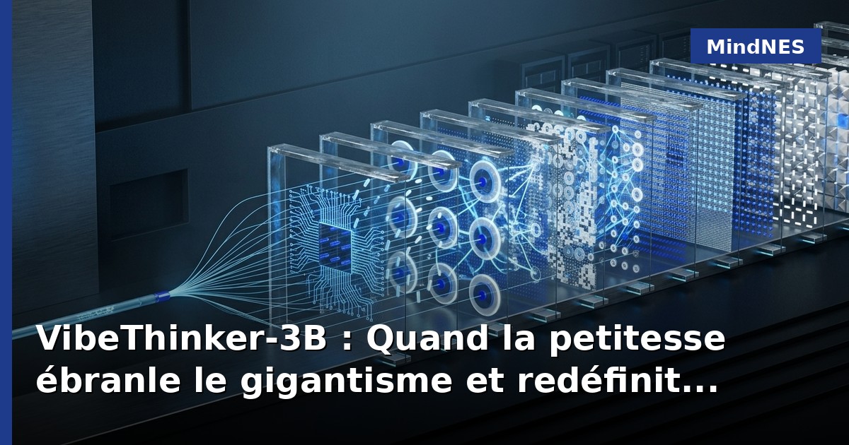 VibeThinker-3B : Quand la petitesse ébranle le gigantisme et redéfinit l'excellence en IA