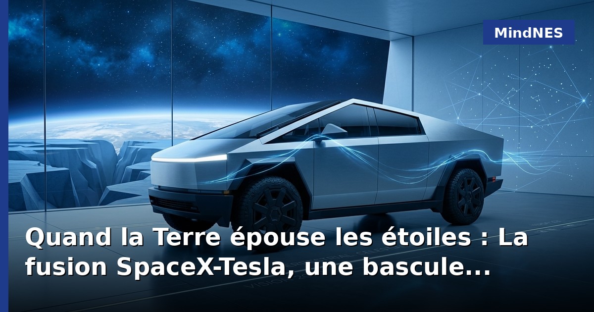 Quand la Terre épouse les étoiles : La fusion SpaceX-Tesla, une bascule paradigmatique
