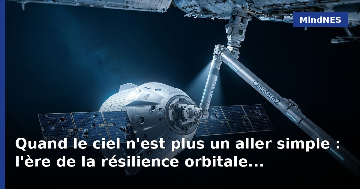Quand le ciel n'est plus un aller simple : l'ère de la résilience orbitale