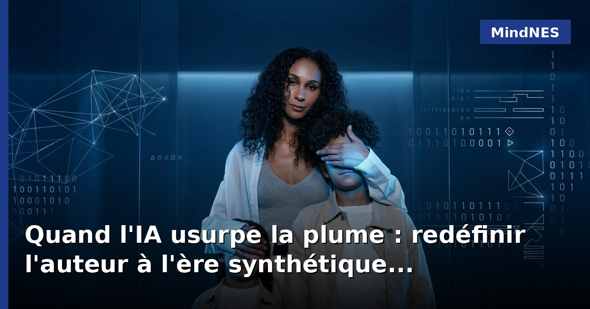 Quand l'IA usurpe la plume : redéfinir l'auteur à l'ère synthétique