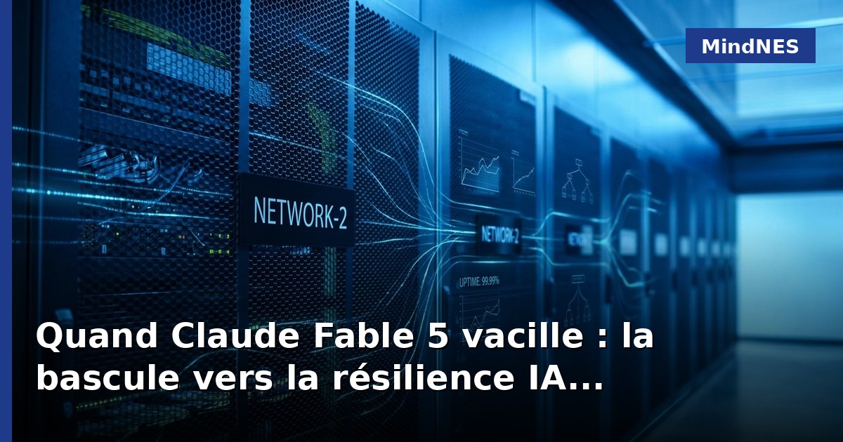 Quand Claude Fable 5 vacille : la bascule vers la résilience IA