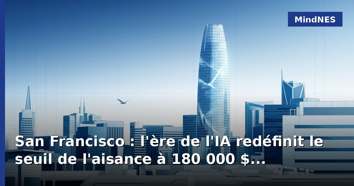 San Francisco : l'ère de l'IA redéfinit le seuil de l'aisance à 180 000 $