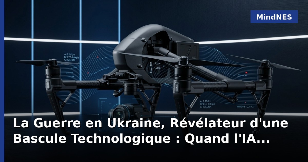 La Guerre en Ukraine, Révélateur d'une Bascule Technologique : Quand l'IA Réécrit les Règles du Conflit