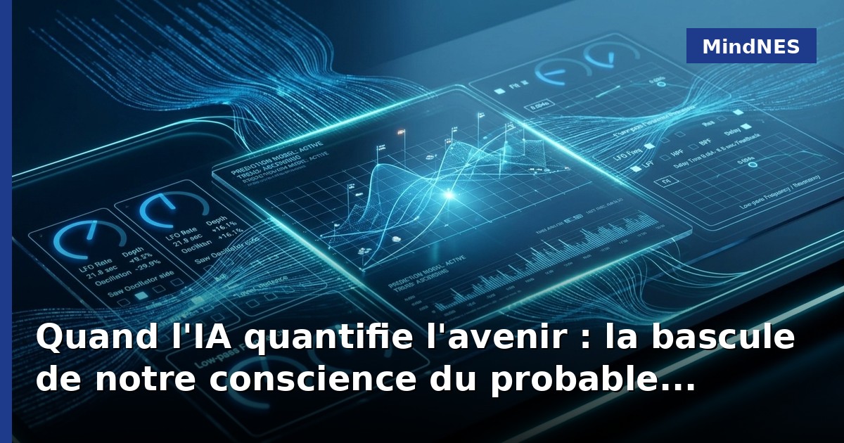 Quand l'IA quantifie l'avenir : la bascule de notre conscience du probable