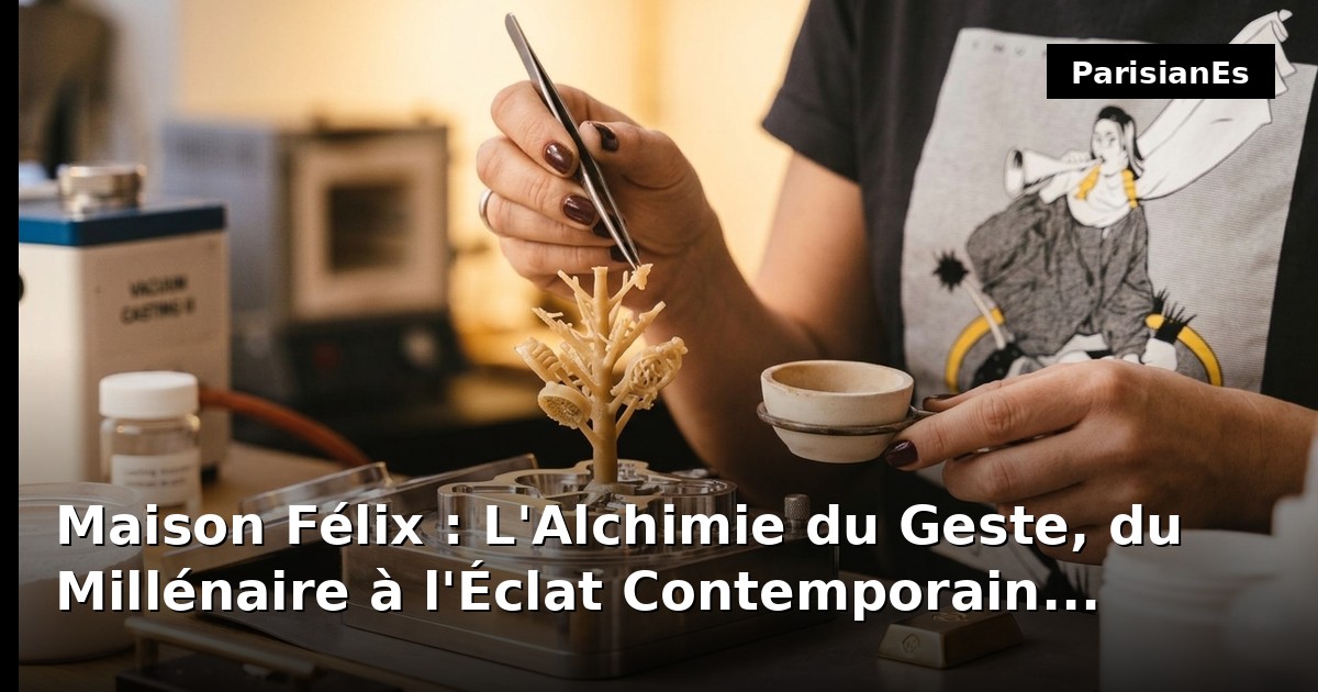 Maison Félix : L'Alchimie du Geste, du Millénaire à l'Éclat Contemporain