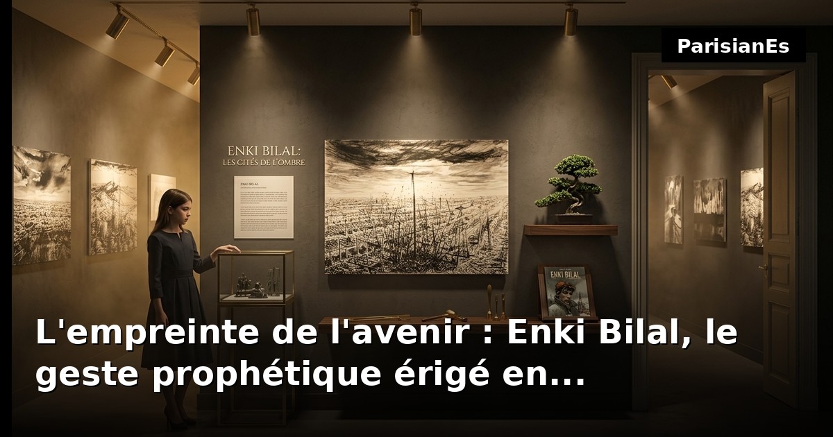 L'empreinte de l'avenir : Enki Bilal, le geste prophétique érigé en patrimoine esthétique au cœur du Marais