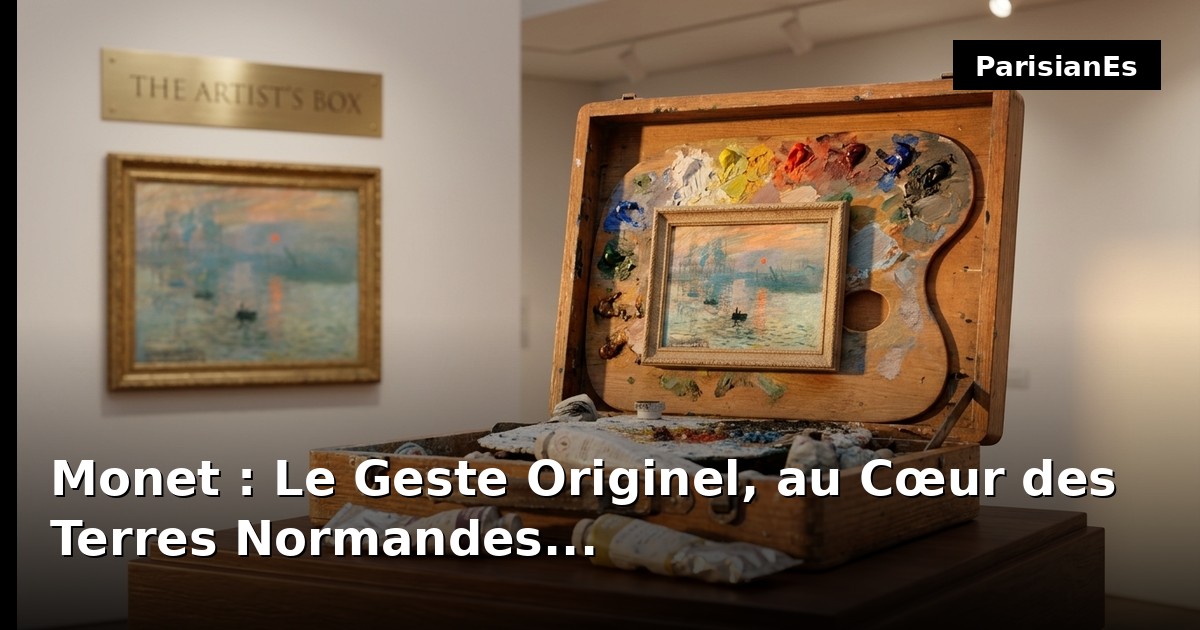 Monet : Le Geste Originel, au Cœur des Terres Normandes