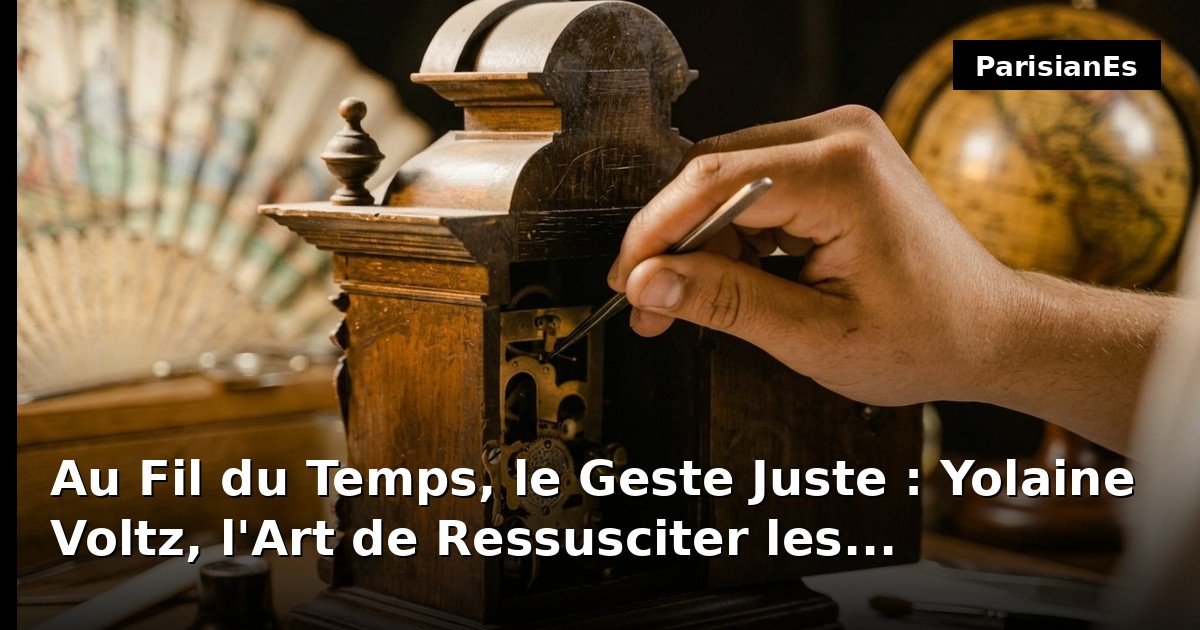 Au Fil du Temps, le Geste Juste : Yolaine Voltz, l'Art de Ressusciter les Mémoires Matières